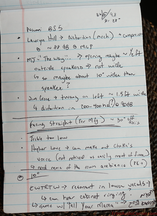 demo notes